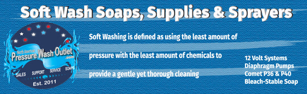 SOFTWASH SOAPS, SUPPLIES & SPRAYERS